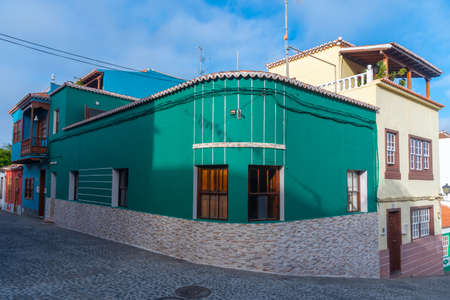 Historical houses at San Andres on La Palma, Canary islands, Spain.のeditorial素材