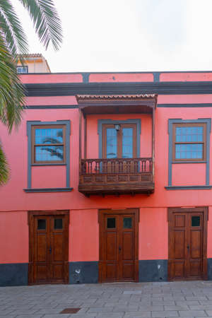 Historical houses at San Andres on La Palma, Canary islands, Spain.のeditorial素材