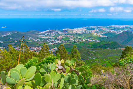 Aerial view of eastern coast of Gran Canaria, canary islands, Spain.の写真素材