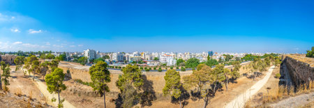 Aerial view of Famagusta, Cyprusのeditorial素材
