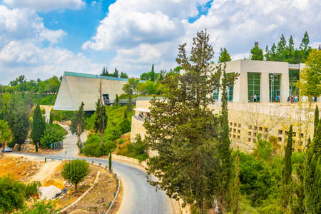 Yad Vashem memorial in Jerusalem, Israelのeditorial素材