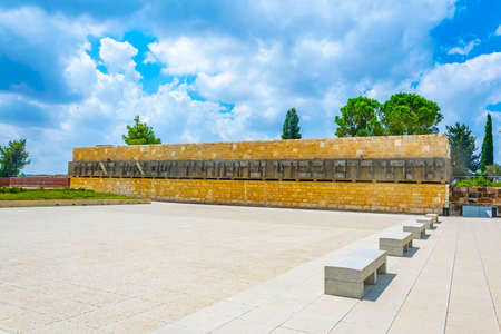 Yad Vashem memorial in Jerusalem, Israelのeditorial素材