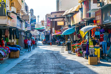 MANAMA, BAHRAIN, OCTOBER 23, 2016: View of the Bab al Bahrain souq in Manama, the capital of Bahrainのeditorial素材