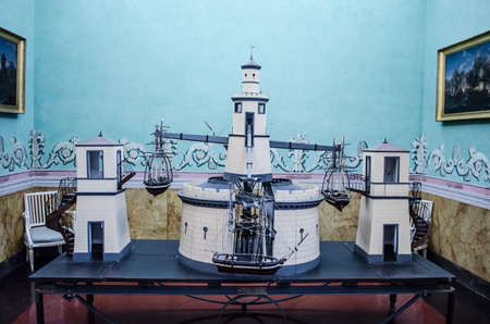 CASERTA, ITALY - JUNE 1: View over interior of Palazzo Reale in Caserta on June 1, 2014. It was the largest palace erected in Europe during the 18th century.のeditorial素材