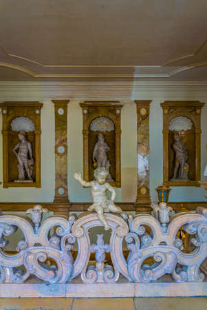 SALZBURG, AUSTRIA, JULY 3, 2016: Interior of the Mirabell palace in Salzburg, Austria.