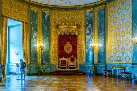 COPENHAGEN, DENMARK, AUGUST 20, 2016: View of the interior of the Christiansborg Slot Palace in Copenhagen, Denmarkのeditorial素材