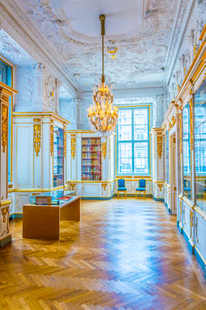 COPENHAGEN, DENMARK, AUGUST 20, 2016: View of the interior of the Christiansborg Slot Palace in Copenhagen, Denmarkのeditorial素材