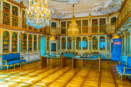 COPENHAGEN, DENMARK, AUGUST 20, 2016: View of the interior of the Christiansborg Slot Palace in Copenhagen, Denmarkのeditorial素材