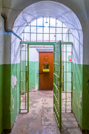 VILNIUS, LITHUANIA, AUGUST 14, 2016: The former KGB prison now the museum of Genocide Victims in the city of Vilnius capital of Lithuaniaのeditorial素材