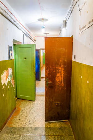 VILNIUS, LITHUANIA, AUGUST 14, 2016: The former KGB prison now the museum of Genocide Victims in the city of Vilnius capital of Lithuaniaのeditorial素材