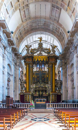 LISBON, PORTUGAL, SEPTEMBER 3, 2016: Interior of the church of sao vicente de fora, Portugal.のeditorial素材