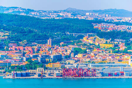 LISBON, PORTUGAL, SEPTEMBER 3, 2016: View of the port of Lisbon, Portugal.のeditorial素材