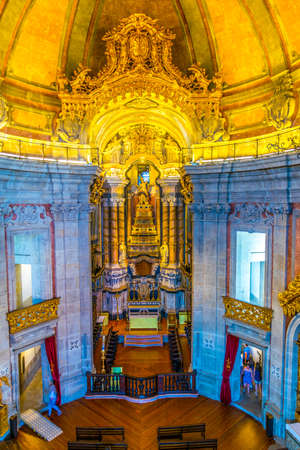 LISBON, PORTUGAL, SEPTEMBER 3, 2016: Interior of the igreja dos clerigos in Porto, Portugal.のeditorial素材
