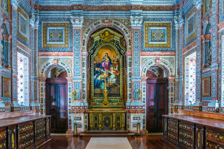 LISBON, PORTUGAL, SEPTEMBER 3, 2016: Interior of the church of sao vicente de fora, Portugal.のeditorial素材