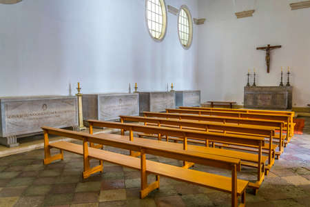 LISBON, PORTUGAL, SEPTEMBER 3, 2016: Interior of the church of sao vicente de fora, Portugal.のeditorial素材