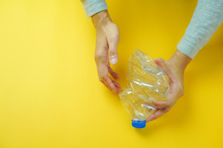 recycle, garbage, belongings, plastic water bottles, reduce the use of plastic ,with both hands,...