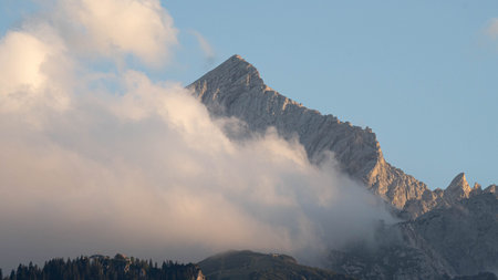 Beautiful German Mountains in Zugspitzregion - Alpspitze