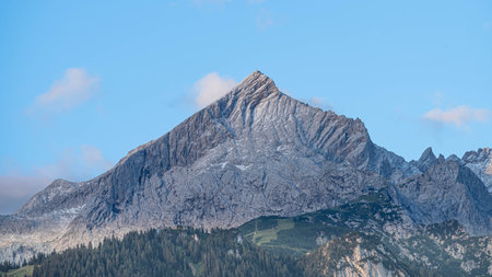 Beautiful German Mountains in Zugspitzregion - Alpspitzeの写真素材