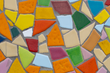 Coloured Background based on colourful mosaics