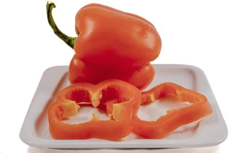 The delicious sweet paprika