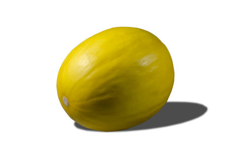 Delicious juicy yellow melonの写真素材