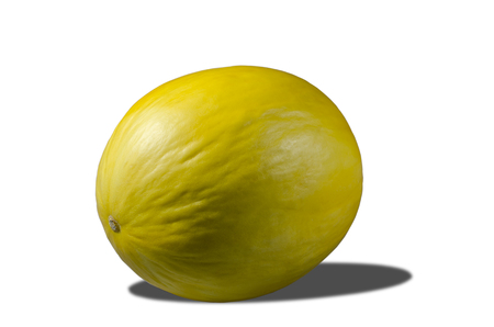Delicious juicy yellow melonの写真素材