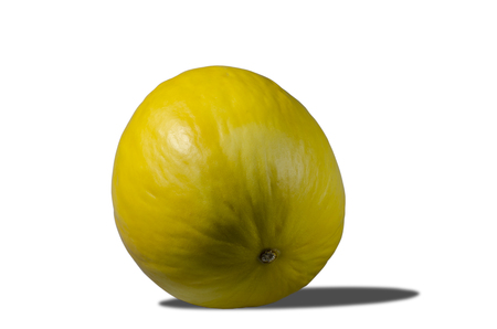 Delicious juicy yellow melonの写真素材