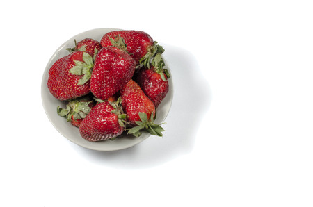 Fresh red strawberriesの写真素材