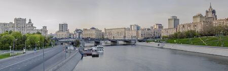 Beautiful view of the evening Moscowの写真素材