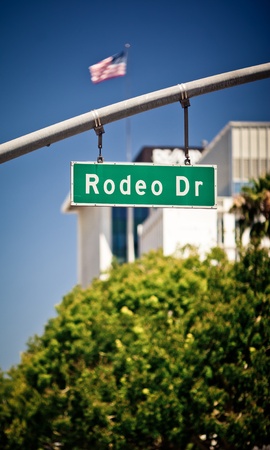 Rodeo Drive signの写真素材