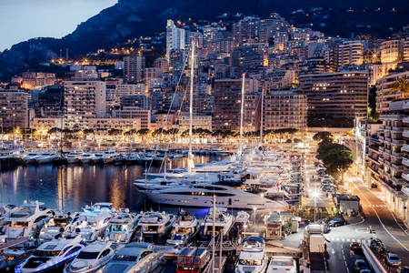 Monaco yachtsの写真素材