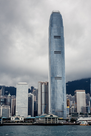 Yacht Hong Kong city buildings