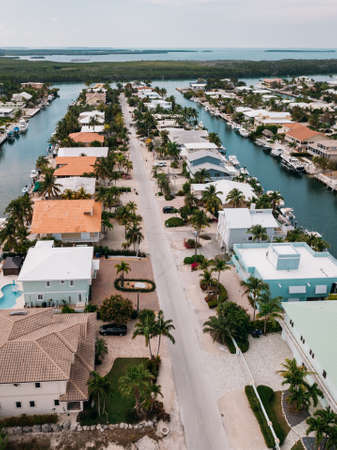 Aerial view of Windley Keyの写真素材