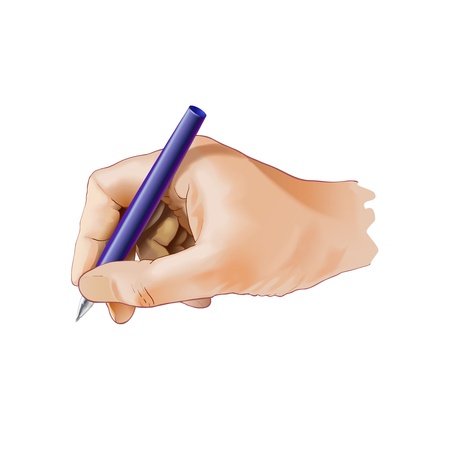 Vector illustration EPS10, hand-drawing, body, clip artのイラスト素材