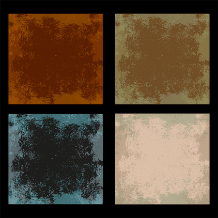 splattered grungy background, vector illustrationのイラスト素材