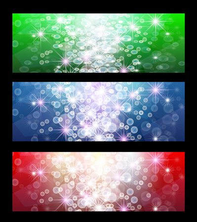 stars blue, green and red background, vector illustrationのイラスト素材