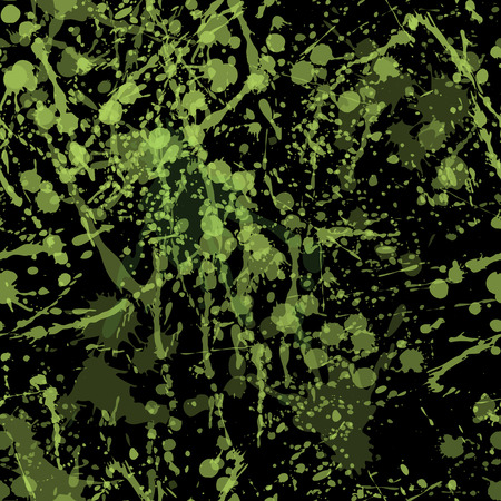 the watercolor seamless pattern black  background, vector illustrationのイラスト素材