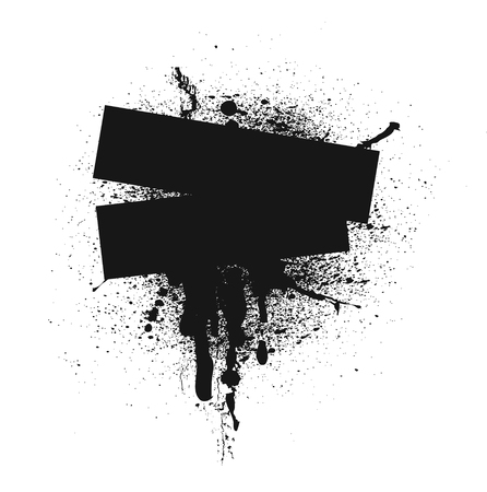 black spray background, illustrationのイラスト素材