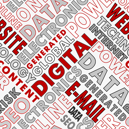digital seamless pattern background, vector illustration clip-artのイラスト素材