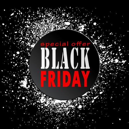 A black friday sale background, vector illustration clip-artのイラスト素材