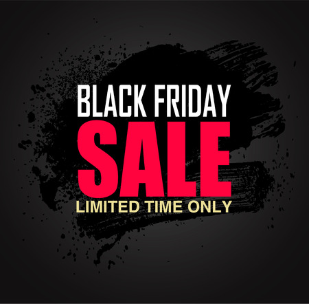 A black friday sale background, vector illustration clip-artのイラスト素材