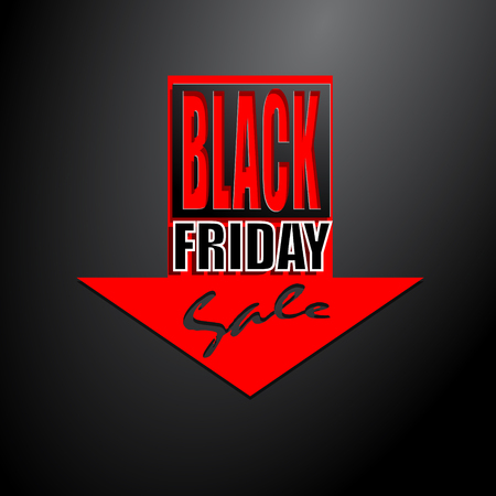 black friday sale background, vector illustration clip-artのイラスト素材