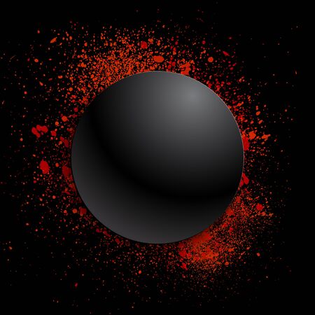 abstract color spray background, vector illustration clip-artのイラスト素材