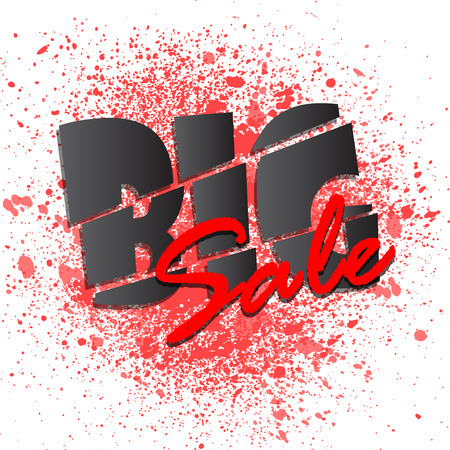 Sale Banner with Place for Your Text. Vector Illustration clip-artのイラスト素材