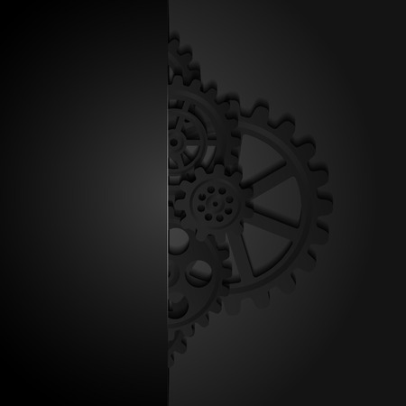 abstract mechanical background, illustration clip-artのイラスト素材