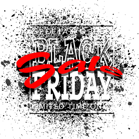 black friday sale background, vector illustration clip-artのイラスト素材