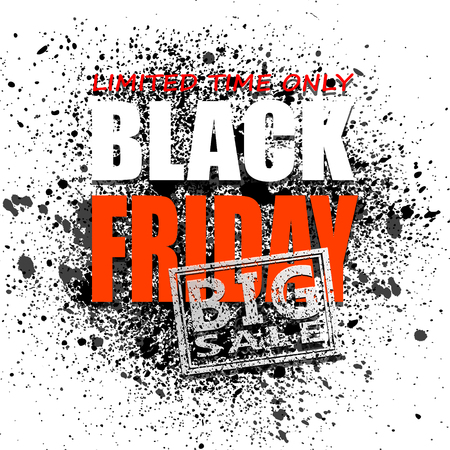black friday sale background, vector illustration clip-artのイラスト素材