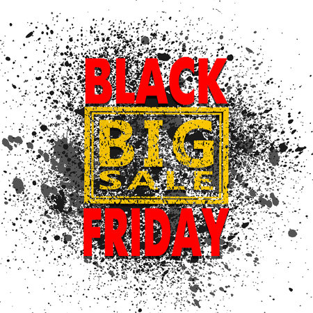 black friday sale background, vector illustration clip-artのイラスト素材