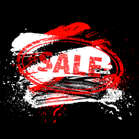 Sale Banner with Place for Your Text.  Illustration clip-artのイラスト素材