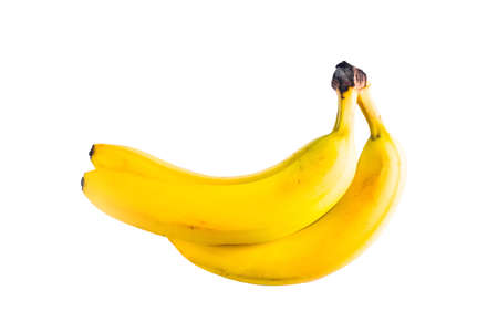 bananas on a white background isolateの写真素材